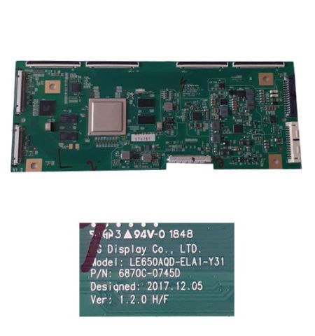 Placa T-Con 6870C-0745D Philips 65OLED803/12
Placa T-Con 6870C-0745D Philips 65OLED803/12