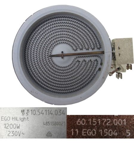Resistencia Vitro 10.54114.034 60.15172.001, BSH Balay 3EB715LQ/01 1200w 230V 16,5cm Resistencia Vitro 10.54114.034 60.15172.001, BSH Balay 3EB715LQ/01 1200w 230V 16,5cm