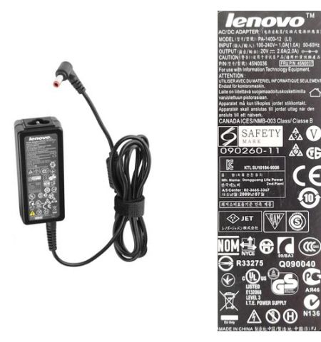 AC Adapter, Cargador... Lenovo PA-1400-12 20V Black SWAP/USADO AC Adapter, Cargador... Lenovo PA-1400-12 20V Black SWAP/USADO