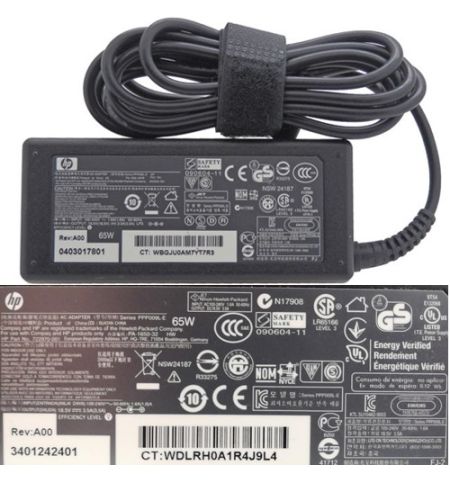 AC Adapter, Cargador... HP Series PPP009L-E 18.5V Black SWAP/USADO AC Adapter, Cargador... HP Series PPP009L-E 18.5V Black SWAP/USADO