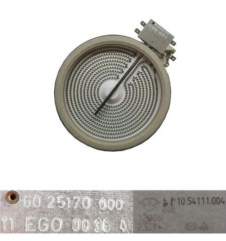 Resistencia Vitro 10.54111.004, 60.25170.000 SAIVOD VT40B 1200w 230V 16.5 cm SWAP / DESMONTAJE Resistencia Vitro 10.54111.004, 60.25170.000 SAIVOD VT40B 1200w 230V 16.5 cm SWAP / DESMONTAJE