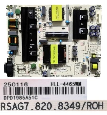 Fuente Alimentación RSAG7.820.8349/ROH, Hisense H55B7500 Fuente Alimentación RSAG7.820.8349/ROH, Hisense H55B7500