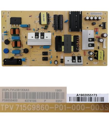 Fuente Alimentación TPV 715G9860-P01-00-003S, Philips 58PUS6203/12 Fuente Alimentación TPV 715G9860-P01-00-003S, Philips 58PUS6203/12