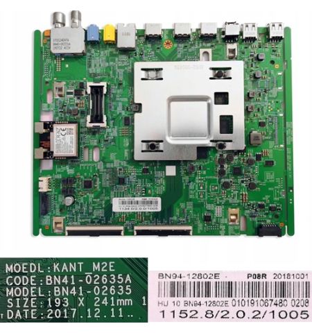 Placa Main BN41-02635A, BN94-12802E, Samsung UE65NU7172U Placa Main BN41-02635A, BN94-12802E, Samsung UE65NU7172U