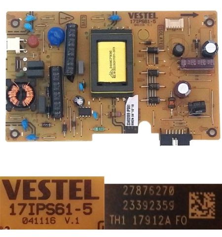 Fuente Alimentación VESTEL 17IPS61-5, 041116 V.1, 23392359, Telefunken TE24282S27ZXB Fuente Alimentación VESTEL 17IPS61-5, 041116 V.1, 23392359, Telefunken TE24282S27ZXB