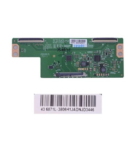 Placa TCon 6870C-0532A, 436871L-3806H1JADNJD3446 Panasonic TX-43DS352E
Placa TCon 6870C-0532A, 436871L-3806H1JADNJD3446 Panasonic TX-43DS352E