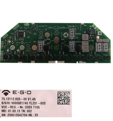 Modúlo Electrónico Mandos 75.13112.803-00 V1.45, 9000681740, Balay 3EB997LQ/01 Modúlo Electrónico Mandos 75.13112.803-00 V1.45, 9000681740, Balay 3EB997LQ/01