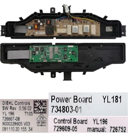 Modúlo Electrónico Mandos 9000229605 V03, 734803-01, 729609-05, Balay 3EB712L/01 Modúlo Electrónico Mandos 9000229605 V03, 734803-01, 729609-05, Balay 3EB712L/01