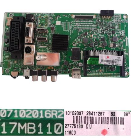 Placa Main Vestel 17MB110, 07102016R2, 23411267, Telefunken TE39275B35ZXH Placa Main Vestel 17MB110, 07102016R2, 23411267, Telefunken TE39275B35ZXH