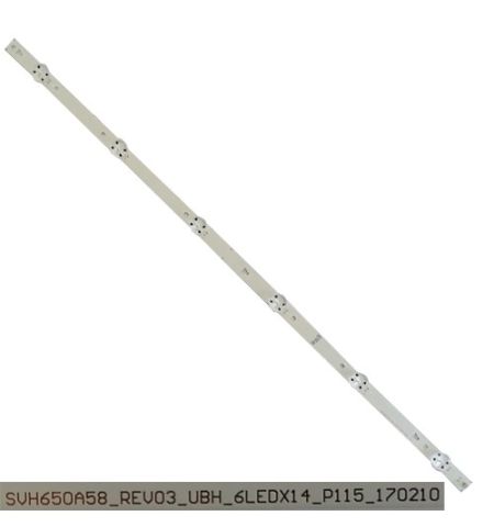 Tira 6 leds SVH650A58_REV03_UBH_6LEDX14_P115_170210, Hisense H65N5300