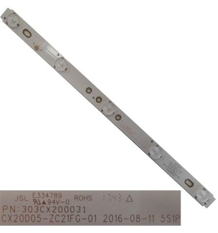 Tira 5 leds 303CX200031, CX20D05-ZC21FG-01, Sunstech 20SUN19D Tira 5 leds 303CX200031, CX20D05-ZC21FG-01, Sunstech 20SUN19D