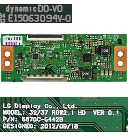 Placa T-Con 6870C-0442B, E15063094V-0, Dikom DK32280B301C10D Placa T-Con 6870C-0442B, E15063094V-0, Dikom DK32280B301C10D
