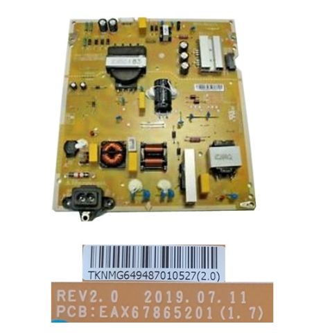 Fuente Alimentación REV2.0 EAX67865201 (1.7), LGP55TJ-18U1, LG 55UM7100PLB Fuente Alimentación REV2.0 EAX67865201 (1.7), LGP55TJ-18U1, LG 55UM7100PLB