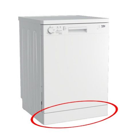 Carcasa Frontal Inferior 176903, Lavavajillas Beko DFN05210W SWAP