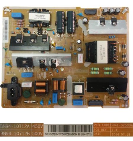 Fuente Alimentación BN94-10712A, BN41-02500A, Rev. 1.4, Samsung UE55KU6000W Fuente Alimentación BN94-10712A, BN41-02500A, Rev. 1.4, Samsung UE55KU6000W