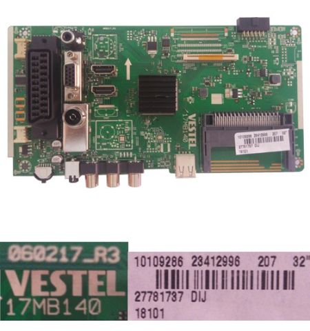 Placa Main VESTEL 17MB140, 060217_R3, 23412996, Telefunken TE32472S27TXD Placa Main VESTEL 17MB140, 060217_R3, 23412996, Telefunken TE32472S27TXD