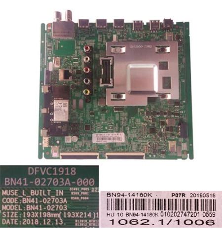 Placa Main BN94-14180K BN41-02703A, Samsung UE55RU7172U Placa Main BN94-14180K BN41-02703A, Samsung UE55RU7172U