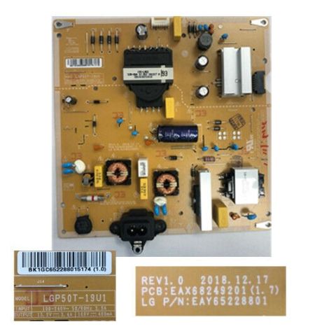 Fuente de Alimentacion LG EAX68249201(1.7) LGP50T-19U1 LG 50UM7500PLA Fuente de Alimentacion LG EAX68249201(1.7) LGP50T-19U1 LG 50UM7500PLA