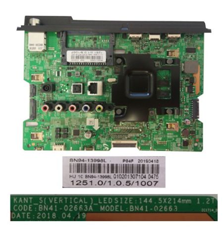 placa main bn41-02663A BN94-13998L samsung UE32N5305AK placa main bn41-02663A BN94-13998L samsung UE32N5305AK