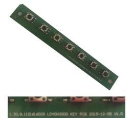 Módulo Botonera Nevir NVR-7602-55-4K-N E337041 LD40N3000 KEY 1.30.8.112161601R