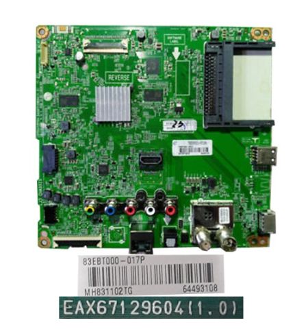 Placa Main LG 43LJ594V EAX67129604(1.0) 83EBT000-017P, MH831102TG Placa Main LG 43LJ594V EAX67129604(1.0) 83EBT000-017P, MH831102TG