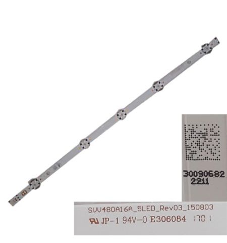 Tira 5 leds SUU480A16A_5LED_REV03_150803, Telefunken TE48282S25Z2K ( SWAP) Tira 5 leds SUU480A16A_5LED_REV03_150803, Telefunken TE48282S25Z2K ( SWAP)