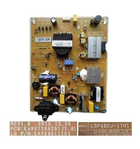 Fuente Alimentación EAX67189201(1.6), LGP49DJ-17U1 LG 43LK5900PLA Fuente Alimentación EAX67189201(1.6), LGP49DJ-17U1 LG 43LK5900PLA