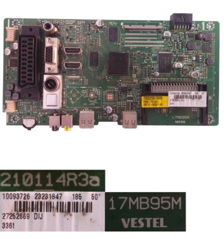 Placa Main Vestel 17MB95M, 23231847, 210114R3a, Telefunken TE50275S20F1T10D Placa Main Vestel 17MB95M, 23231847, 210114R3a, Telefunken TE50275S20F1T10D