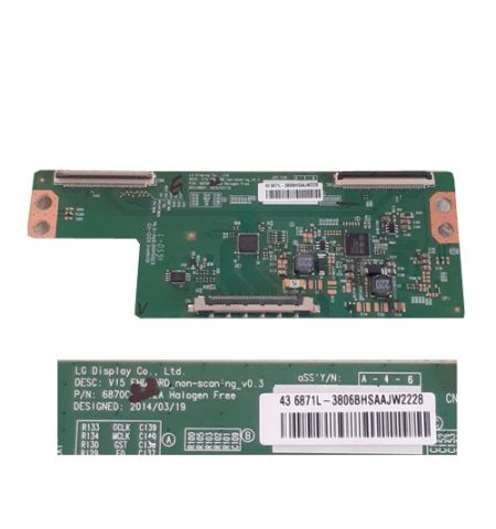 Placa T-Con 68700-0532A, 436871-3806BHSAAJW2228, Telefunken EXPTE43B35Z2KSAT Placa T-Con 68700-0532A, 436871-3806BHSAAJW2228, Telefunken EXPTE43B35Z2KSAT