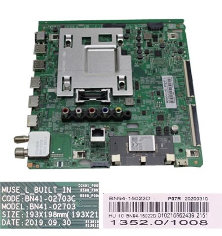 Placa Main BN41-02703C, BN94-15022D  Samsung UE50RU7172U
