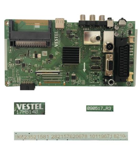 Placa Main VESTEL 17MB140, 23521581, 090517_R3, Panasonic TX-32F300E Placa Main VESTEL 17MB140, 23521581, 090517_R3, Panasonic TX-32F300E