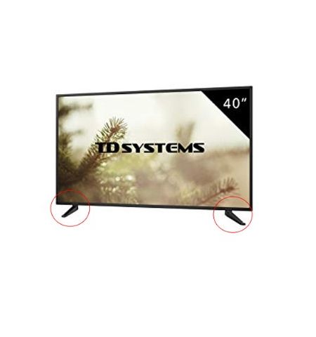 Pies TD SYSTEMS K40DLM7F ( sin tornillos ) Pies TD SYSTEMS K40DLM7F ( sin tornillos )