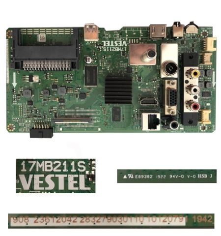 Placa Main VESTEL 17MB211S 23612042 Telefunken TE32269B40Q2D Placa Main VESTEL 17MB211S 23612042 Telefunken TE32269B40Q2D