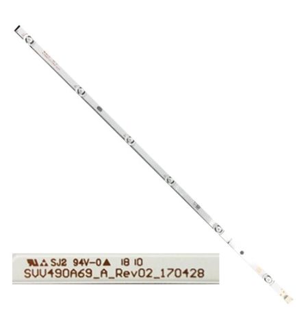 Tira 6 leds A SVV490A69_A_Rev02_170428, Panasonic TX-49FX550E SWAP Tira 6 leds A SVV490A69_A_Rev02_170428, Panasonic TX-49FX550E SWAP