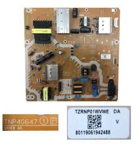 Fuente Alimentación TNP4G647, TZRNP01WVWE, Panasonic TX-50GX810E Fuente Alimentación TNP4G647, TZRNP01WVWE, Panasonic TX-50GX810E