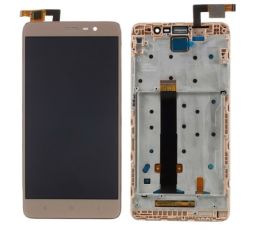 Display + Táctil + Marco/Frame Dorado, Pantalla Completa Xiaomi Redmi Note 3