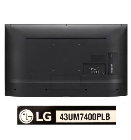 Carcasa Trasera Negra LG 43UM7400PLB NUEVA