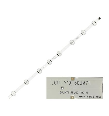 Tira 8 Leds LGIT_Y19_60UM71 LG 60UM7100PLB Tira 8 Leds LGIT_Y19_60UM71 LG 60UM7100PLB