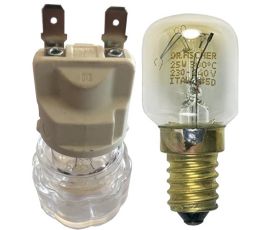 Portalampara - Bombilla BJB 77.220 DR. Fischer 25W 300ºC, Horno TEKA HSC-635