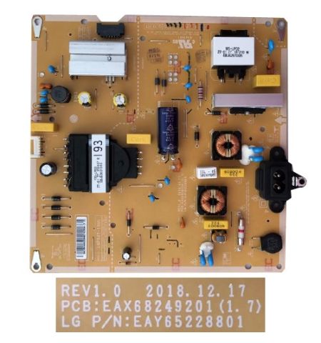 Fuente Alimentación LG 50UM7600PLB EAX68249201 (1.7) EAY65228801 LGP50T-19U1 Fuente Alimentación LG 50UM7600PLB EAX68249201 (1.7) EAY65228801 LGP50T-19U1