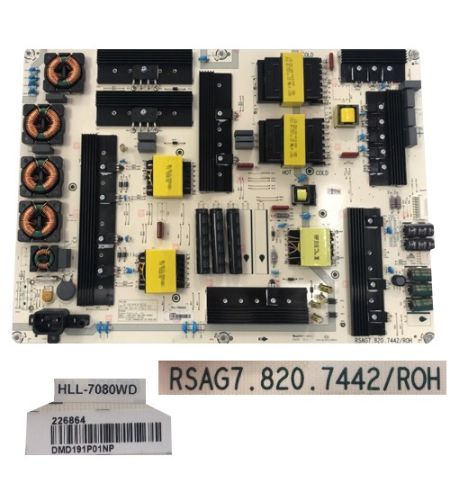 Fuente Alimentación Hisense H75N5800, RSAG7.820.7442/ROH HLL-7080WD