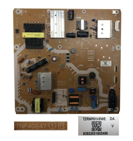 Fuente Alimentación TNP4G647, TZRNP01VXWE, TX-50GX700E Fuente Alimentación TNP4G647, TZRNP01VXWE, TX-50GX700E