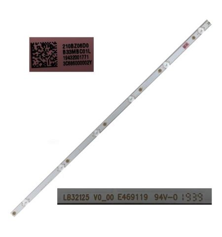 Tira 6 leds LB32125 V0_00 E469119 94V-0 , Panasonic TX-32G310E Tira 6 leds LB32125 V0_00 E469119 94V-0 , Panasonic TX-32G310E