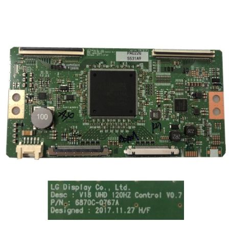 T CON LG 75SM8610PLA, 6870C-0767A T CON LG 75SM8610PLA, 6870C-0767A