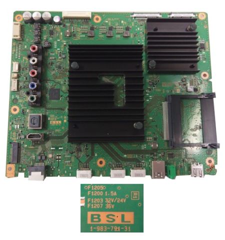 Placa Main Sony KD-75XG8596, 1-983-791-31 Placa Main Sony KD-75XG8596, 1-983-791-31