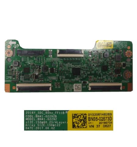 Placa T-Con Samsung BN41-02297A BN95-02061A Samsung UE55JS9000 Placa T-Con Samsung BN41-02292B BN95-02673D Samsung DB49J