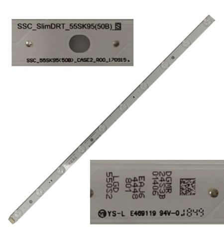 Tira 10 leds SSC_SlimDRT_55SK85(50B)_S, SSC_55SK95(50B) LG 55SM9800PLA Tira 10 leds SSC_SlimDRT_55SK85(50B)_S, SSC_55SK95(50B) LG 55SM9800PLA