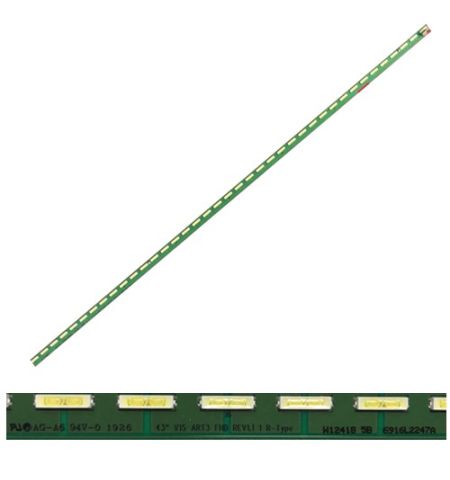 Tira 39 Leds LG 43SM5KE-B REV1.1 1 R-Type W12418 5B 6916L2247A Tira 39 Leds LG 43SM5KE-B REV1.1 1 R-Type W12418 5B 6916L2247A
