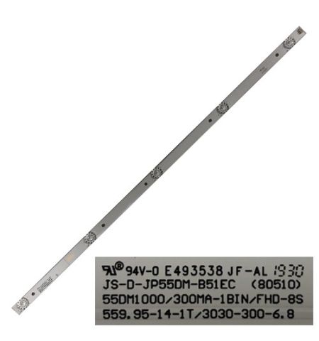 Tira 5 leds Nordmende ND55KS4000, JS-D-JP55DM-B51EC (80510) Type B Tira 5 leds Nordmende ND55KS4000, JS-D-JP55DM-B51EC (80510) Type B