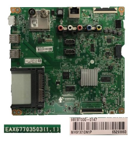 Placa Main EAX67703503(1.1) 9BEBT000 LG 32LK610BPLB